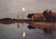 Levitan, Isaak Eventide-Moon china oil painting reproduction